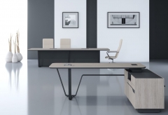 Комплект мебели для кабинета руководителя Line 2 Дуб серый Черный графит