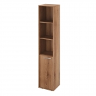 Колонка с 3-мя открытыми полками Монолит Канцлер КЦ31.40 Бук артизан трюфельный