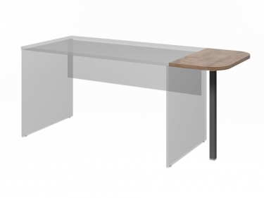 Приставная столешница Экспро LEMO L-81 Таксония шоколадная