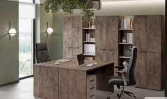 Комплект офисной мебели LEMO 2 Таксония шоколадная Кашемир