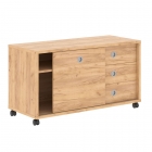 Тумба мобильная с дверью купе Skyland В 202.1 Дуб Бофорд