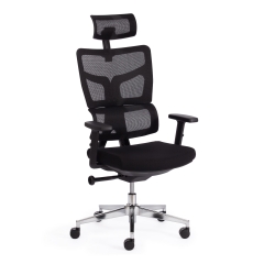 Кресло офисное MESH-11HR ткань/сетка, черный