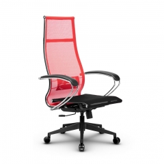 Кресло офисное МЕТТА B 1m 7/K131, Основание 17833 Комплект 4 Красное Черное