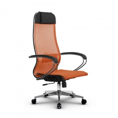 Кресло офисное МЕТТА B 1m 12/K131, Основание 17834 Комплект 3 Оранжевое