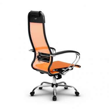 Кресло офисное Метта МЕТТА B 1m 4/K131, Основание 17833 Комплект 2 Оранжевое