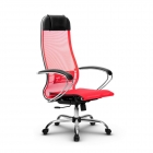 Кресло офисное Метта МЕТТА B 1m 4/K131, Основание 17833 Комплект 2 Красное ерное