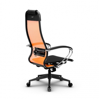 Кресло офисное Метта МЕТТА B 1m 4/K131, Основание 17832 Комплект 4 Оранжевое Черное