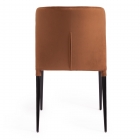 Стул Tetchair ALVOR mod. 715 ткань/металл, 48х65х86 см, высота до сиденья 51 см, коричневый barkhat 11/черный