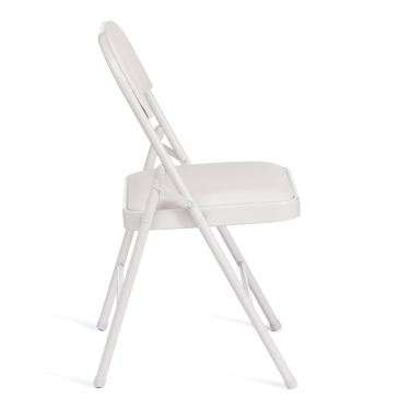 Стул складной Tetchair FOLDER mod. 3022G каркас металл, сиденье/спинка экокожа, 46.5 х 47.5 х 79 см, white белый / white белый