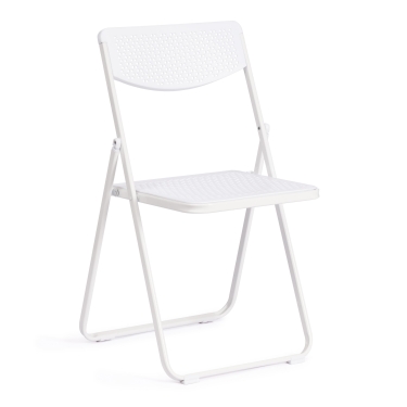 Стул складной Tetchair FOLDER mod. 3016 каркас металл, сиденье/спинка пластик, 48,5 х 48 х 82,5 см, white белый
