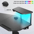 Стол для компьютера для геймеров Eureka Eureka AED-70B, с подставкой для клавиатуры