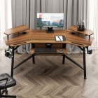 Стол для компьютера с подставкой под клавиатуру Eureka EUREKA ERK-AED-E70WN