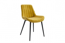 Стул Мебельсон Лари CHS.06 желтый велюр/черный