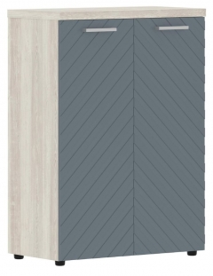 Шкаф с глухими средними дверьми и топом Torr LUX TLMC 85.1 Сосна Эдмонд Серо-голубой