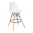Стул барный Cindy Bar Chair mod. 80 / 1 шт. в упаковке дерево бук/металл/пластик, 46х55х106 см, белый