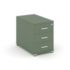 Тумба опорная приставная с 3-мя ящиками Рива CONCEPT CN.TGO-001 B/W Кобо Белый