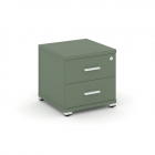 Тумба приставная с 2-мя ящиками Рива CONCEPT CN.TUP-001 B/W Кобо Белый