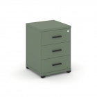 Тумба опорная/приставная с 3-мя ящиками Рива CONCEPT CN.TUO-001 B/W Кобо Черный