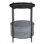 Стол журнальный Мебелик Берген Черный