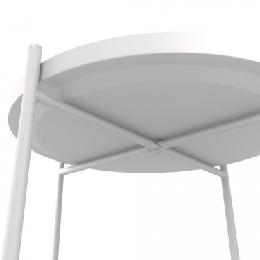 Стол журнальный Мебелик Берген Белый