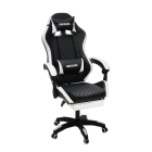 Кресло 892-1 цвет черный/белый с массажем 892-1-black-white-mass