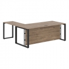 Стол с боковой приставкой Skyland ENIO ECT 2019H Кария Пальмира/Антрацит