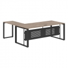 Стол с боковой приставкой Skyland ENIO ECT 2019M Кария Пальмира/Антрацит