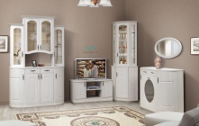 Гостиная Венеция Марибель вар. 1 Сандал белый