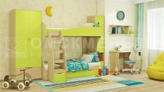 Детская Омскмебель Пионер 1 Дуб сонома-лайм