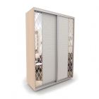 Шкаф-купе 2-х дверный Акцент Купе Акцент-Вера КР 1600х600 Дуб молочный