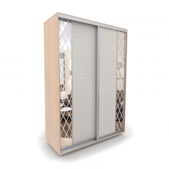 Шкаф-купе 2-х дверный Акцент Купе Акцент-Вера КР 1600х600 Дуб молочный