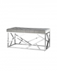 Банкетка Stool Group АРТ ДЕКО велюр Серый