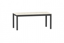 Стол Техно Любимый дом ЛД.678.040.000 Дуб Крафт белый/Чёрный