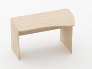 Стол эргономичный Персона Грата Glassy 1.12.14Пр Орех