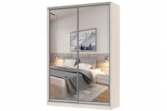 Шкаф-купе 2-х дверный Народная мебель Виктория 1600х584х2300, Бодега светлая 16ДЗЗЗДЗЗЗ-ПЯ-Бс 310-445