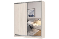 Шкаф-купе 2-х дверный Народная мебель Виктория 1800х584х2300, Бодега светлая 18ДЛДЗ-ШШПП-Бс 310-707