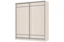 Шкаф-купе 2-х дверный Народная мебель Виктория 1800х584х2300, Бодега светлая 18ДЛЛЛДЛЛЛ-ПШШШ-Бс 310-770