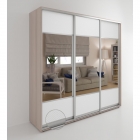 Шкаф-купе 3-х дверный Акцент Купе Акцент-Дуэт КВ 1500х600 Ясень шимо светлый