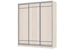 Шкаф-купе 3-х дверный Народная мебель Виктория 1800х584х2300, Бодега светлая 18ДЛЛЛДЛЛЛДЛЛЛ-Бс 310-1969