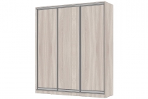 Шкаф-купе 3-х дверный Народная мебель Виктория 1800х584х2300, Ясень шимо светлый 18ДЛЛЛДЛЛЛДЛЛЛ-ППШШ-Яшс 310-2195