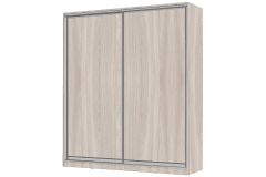 Шкаф-купе 2-х дверный Народная мебель Виктория 2000х584х2300, Ясень шимо светлый 20ДЛЛЛДЛЛЛ-ПППП-Яшс 310-1274