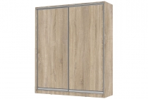 Шкаф-купе 2-х дверный Народная мебель Виктория 2000х584х2300, Дуб сонома светлый 20ДЛДЛ-ЯШШШ-Дсс 310-1504