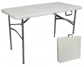 Стол складной чемодан пластиковый Stool Group Кейт 120, стальной каркас, полиэтилен высокой плотности HDPE