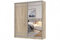 Шкаф-купе 2-х дверный Народная мебель Виктория 2000х584х2300, Дуб сонома светлый 20ДЛЛЛДЗЗЗ-ЯЯШШ-Дсс 310-1791