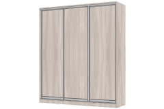 Шкаф-купе 3-х дверный Народная мебель Виктория 2000х584х2300, Ясень шимо светлый 20ДЛЛЛДЛЛЛДЛЛЛ-Яшс 310-2417