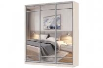 Шкаф-купе 3-х дверный Народная мебель Виктория 2000х584х2300, Бодега светлая 20ДЗЗЗДЗЗЗДЗЗЗ-ПППП-Бс 310-2433