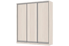 Шкаф-купе 3-х дверный Народная мебель Виктория 2000х584х2300, Бодега светлая 20ДЛДЛДЛ-ПППШ-Бс 310-2525