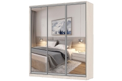 Шкаф-купе 3-х дверный Народная мебель Виктория 2000х584х2300, Бодега светлая 20ДЗДЗДЗ-ПЯШШ-Бс 310-3085