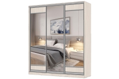 Шкаф-купе 3-х дверный Народная мебель Виктория 2000х584х2300, Бодега светлая 20ДЛЗЛДЗДЛЗЛ-ЯЯПШ-Бс 310-3271