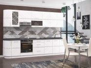 Кухонный гарнитур ширина 317 см Витра Бьянка 2